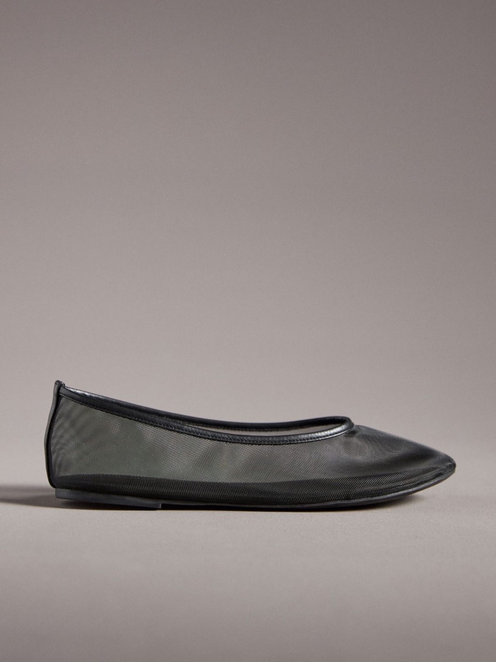**NWT** By Anthropologie Mesh Ballet Flats - Black - Size 9 - Picture 2 of 6